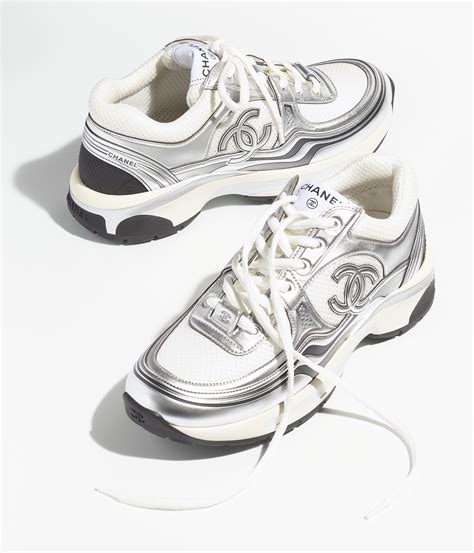 chanel fabric trainers